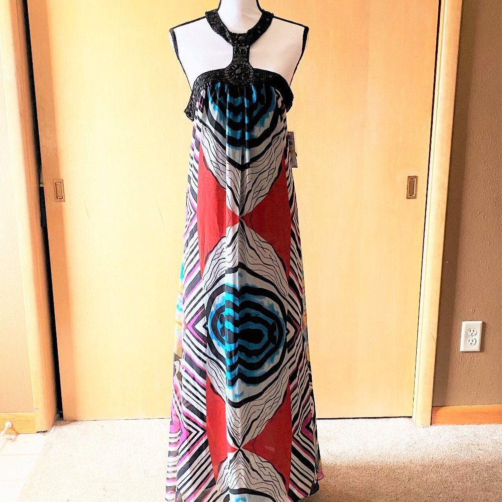 NWT Sz M American Icon Swirl Print Rebel Dress